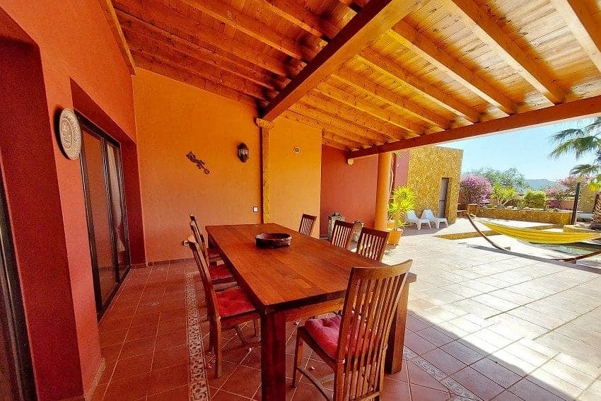 Terrasse, Essbereich, Villa Cora, Villa auf Fuerteventura mieten