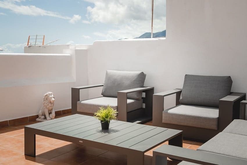 Terrasse, V&C Luxury City House, Strandhaus La Palma
