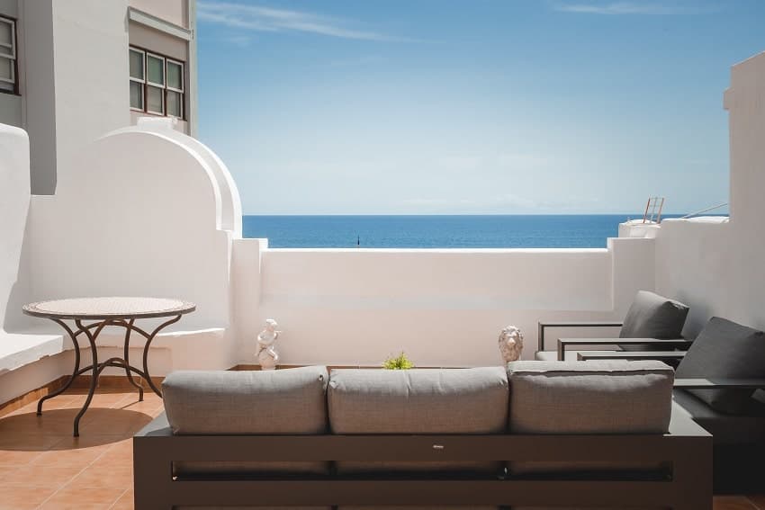 Terrasse, V&C Luxury City House, Strandhaus La Palma