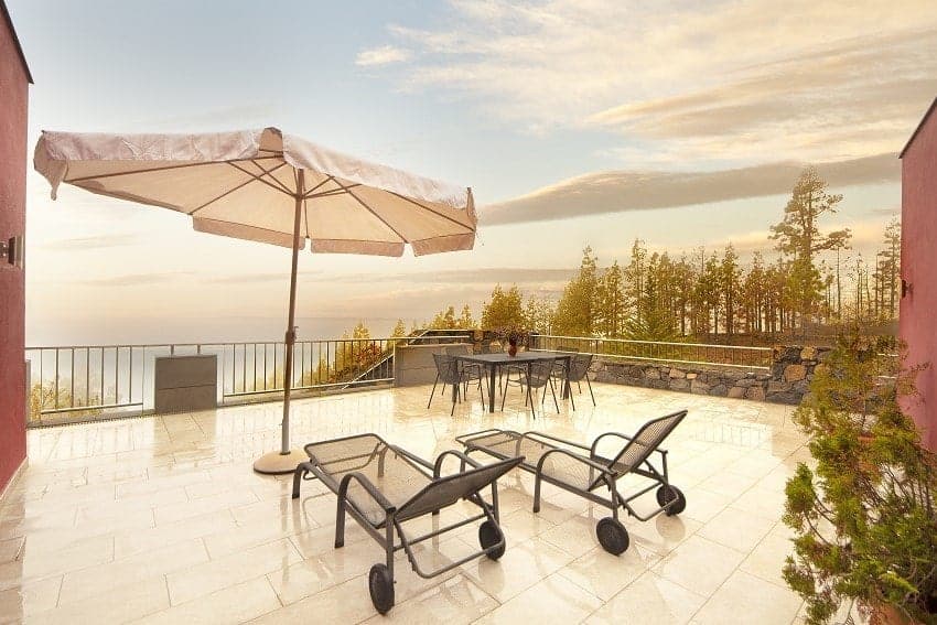 Terrace, Villa Alegranza, La Palma