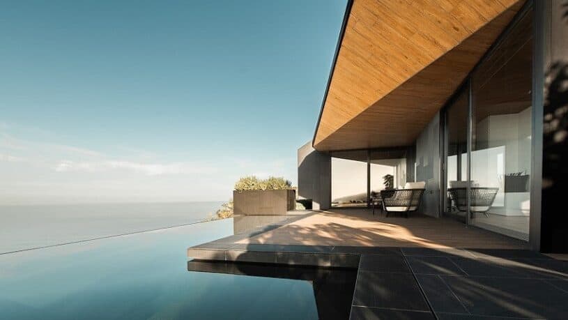 Terrasse, Villa Bajamar, Luxusvilla La Palma