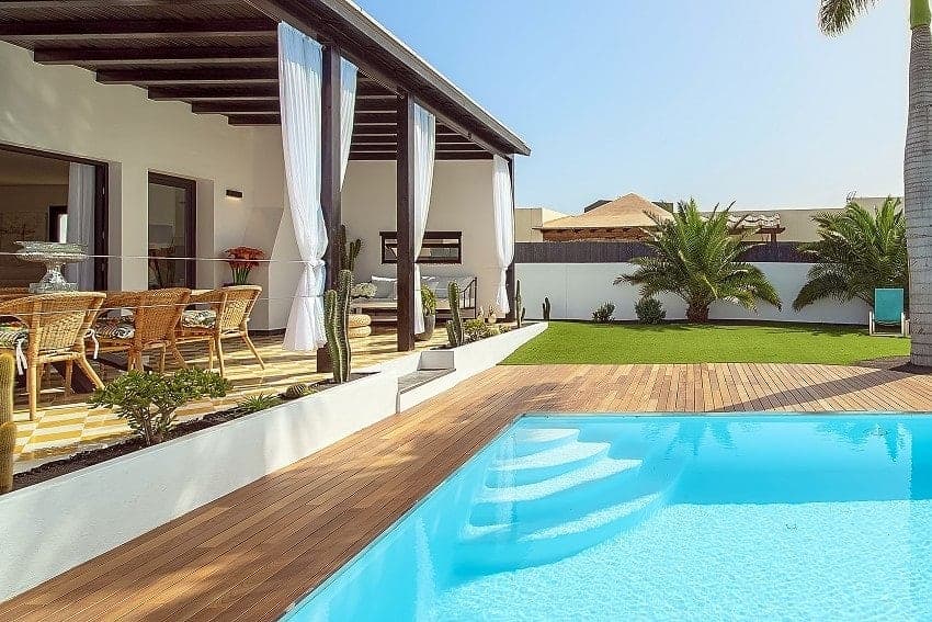Terrasse, Villa California, Villa auf Fuerteventura