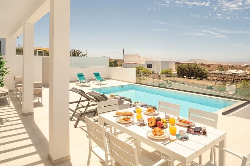 Terrace, Villa Caprica, Lanzarote Villa to Rent