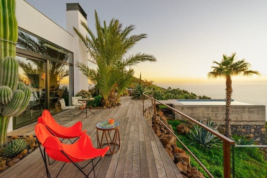 Atardecer, Villa El Cielo, Villa con Piscina Privada Puntagorda