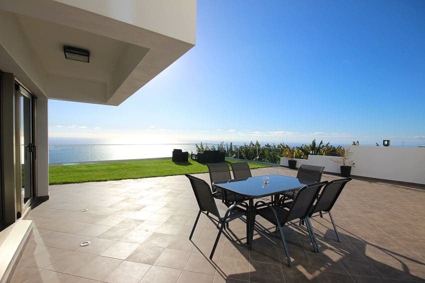 Terrasse, Villa Espejo, La Palma Ferienhaus