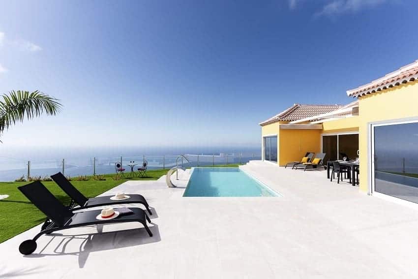 Terrace, Villa Marajá, La Palma Villa Holidays