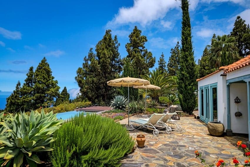 Terrasse, Villa Miramatos, Ferienhaus mit Pool Puntagorda