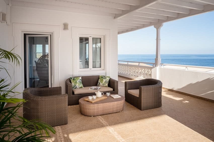 Terraza, Villa Odin, Villa con Piscina Privada Lanzarote