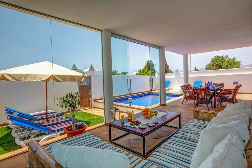 Terraza, Villa Risco, Lanzarote