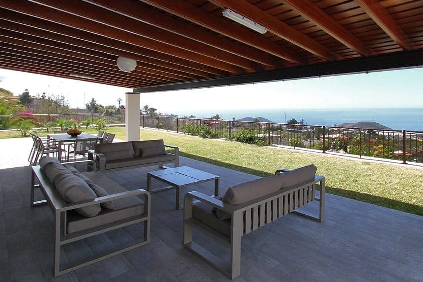 Terrasse, Villa Royal, Ferienhaus La Palma