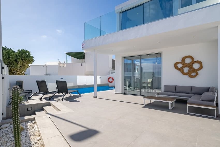 Terrasse, Villa Sea La Vie, Ferienhaus Lanzarote Terrasse, Villa Sea La Vie, Ferienhaus Lanzarote