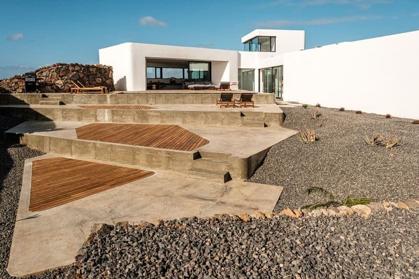 Terraza, Villa Simone, Villa Lajares
