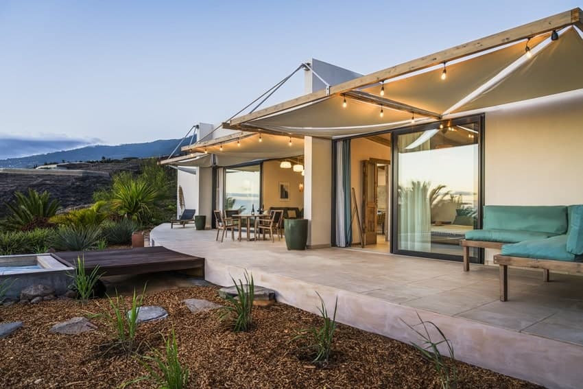 Terrasse, Villa SkyView, Villa La Punta mit Privatpool, La Palma