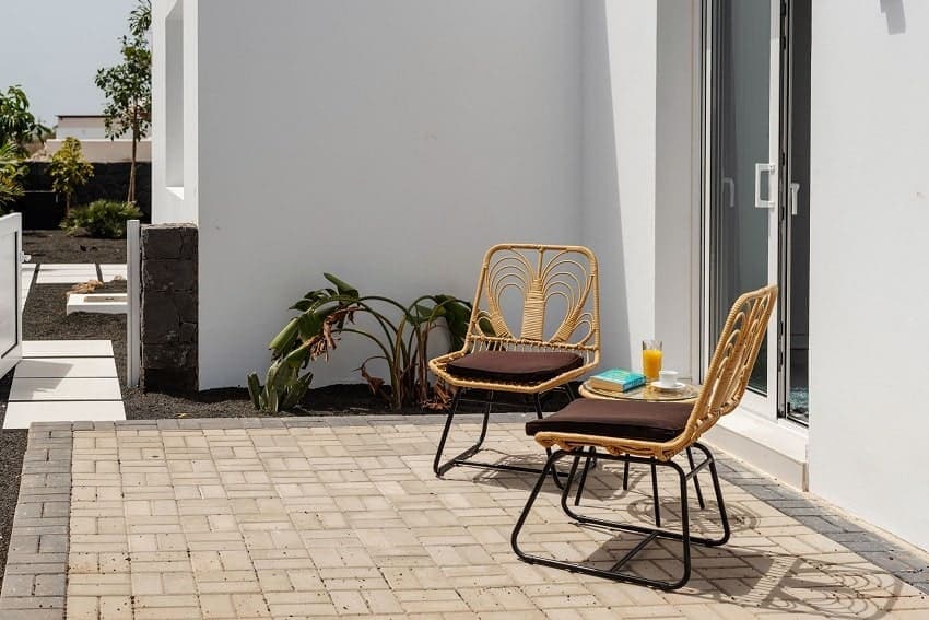 Terraza, Villa Sunrise A, Villa con Piscina Lanzarote