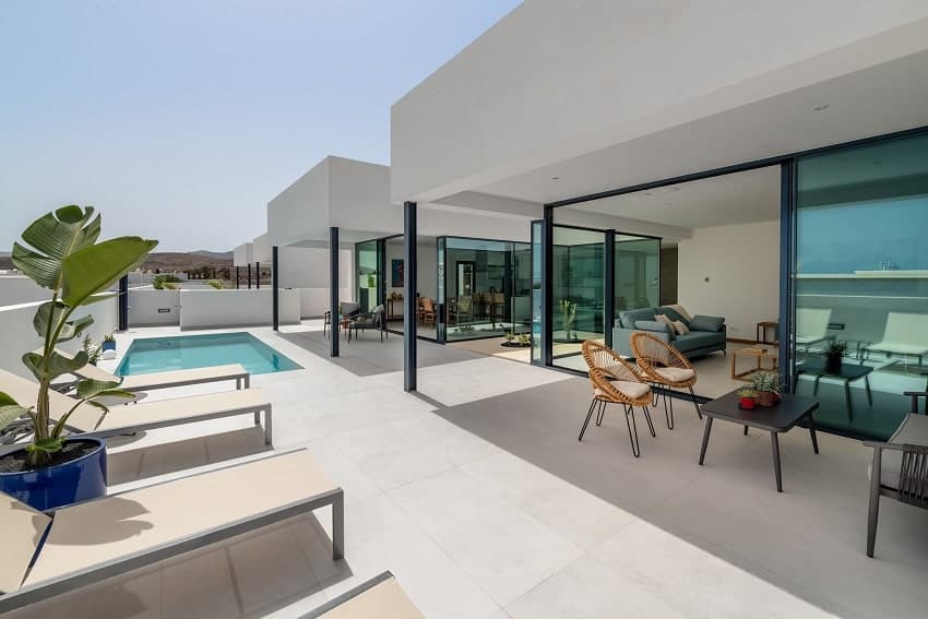 Terraza, Villa Taboire A, Alquiler Casa Lanzarote Vacaciones