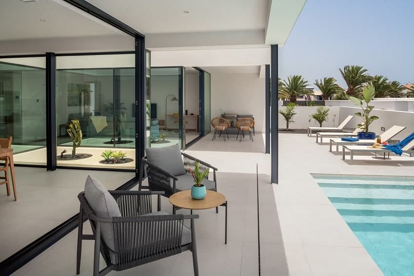 Terrace, Villa Taboire B, Accommodation Lanzarote, Puerto Calero