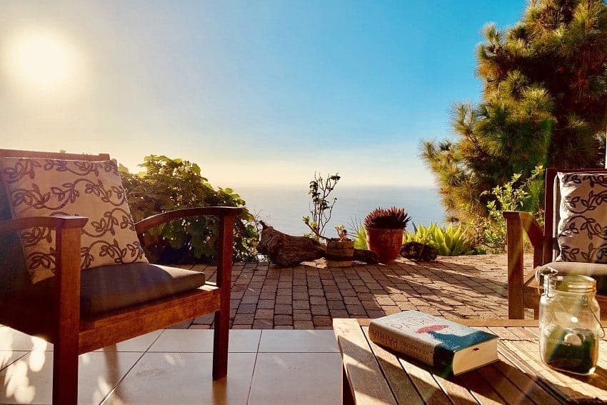 Terrace, Villa Tigotan, Villa Rental La Palma Canary Islands