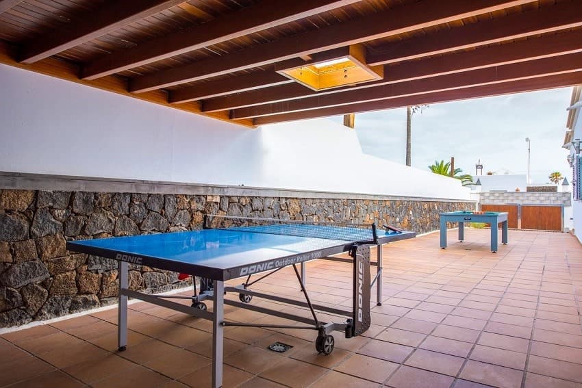 Tenis de Mesa, Villa Risco, Casa Vacacional Lanzarote