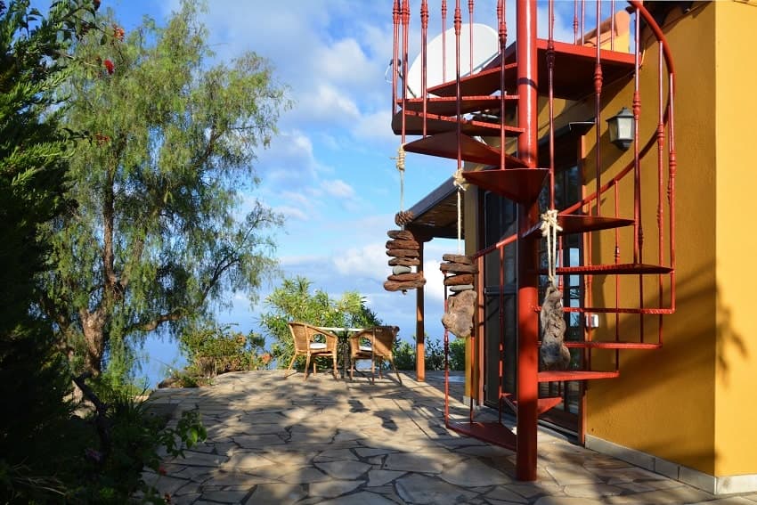 Escalera, Casa Caracol, Casa Rural en La Palma Canarias
