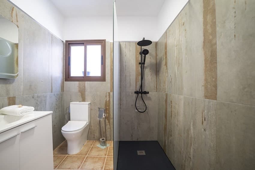 Villa Atardecer, Bathroom, Accommodation La Palma with Private Pool