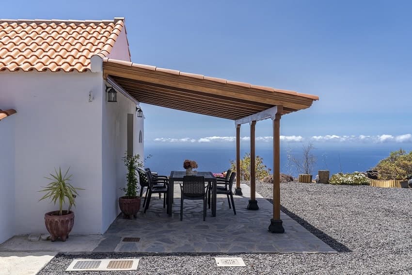 Villa Atardecer, Terrace, Accommodation La Palma with Private Pool