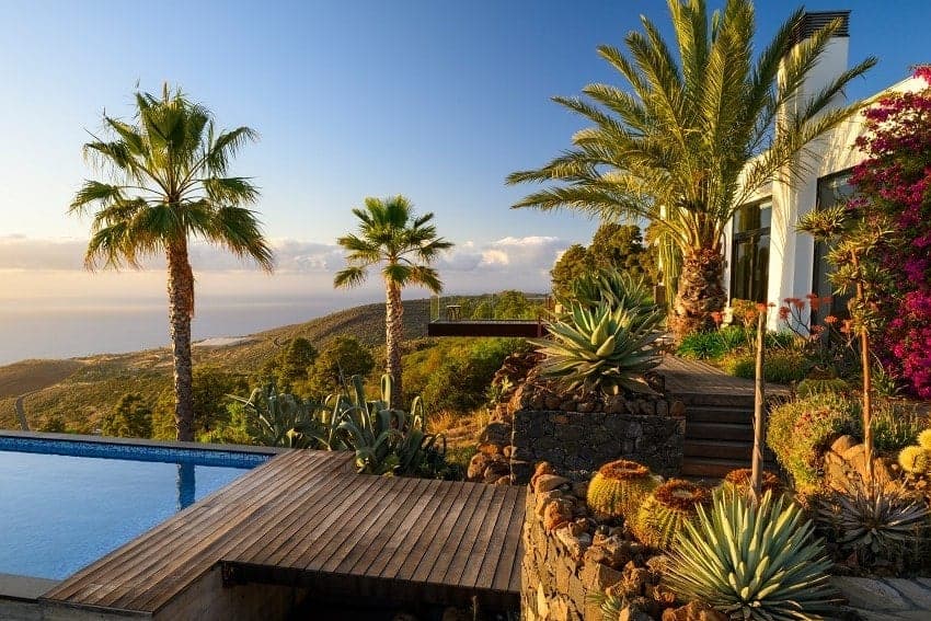 Villa El Cielo, Puntagorda, Garten, Pool, Luxus Villa