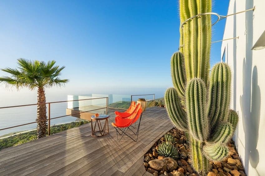 Terraza, Villa El Cielo, Villa con Piscina Privada Puntagorda, La Palma