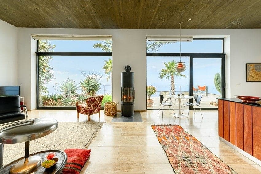 Salón, Villa El Cielo, Villa con Piscina Privada Puntagorda, La Palma