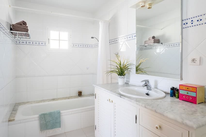 Villa Manuela, Baño, Casa Rural con Piscina Lanzarote, Puerto Calero