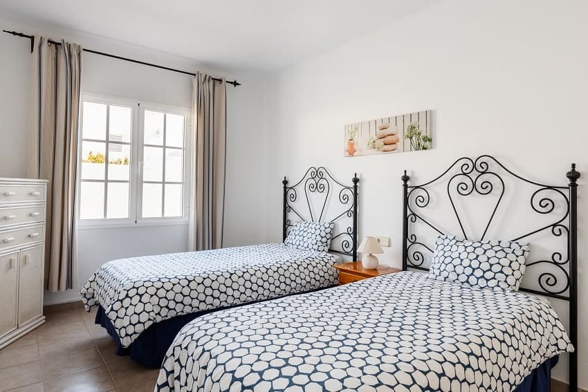 Villa Manuela, Dormitorio, Casa Rural con Piscina Lanzarote