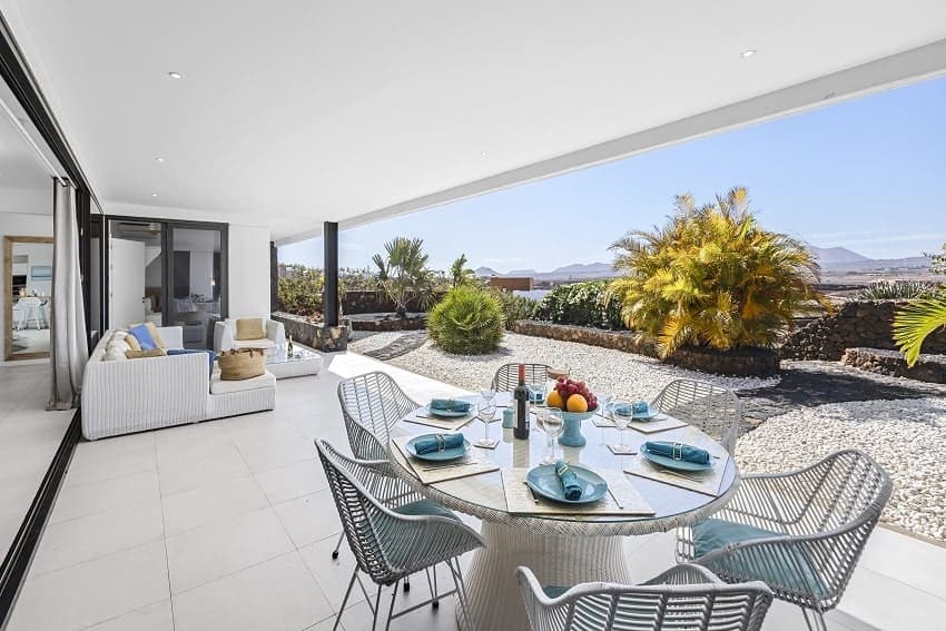 Villa Odo, Terrace, Holiday Villa Fuerteventura, Lajares