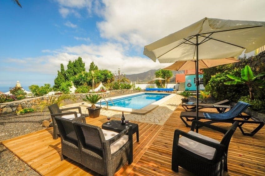 Villa Panorámica, Lounge, Villa con Piscina La Palma