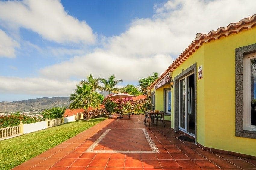 Villa Panorámica, Terraza, Villa con Piscina La Palma