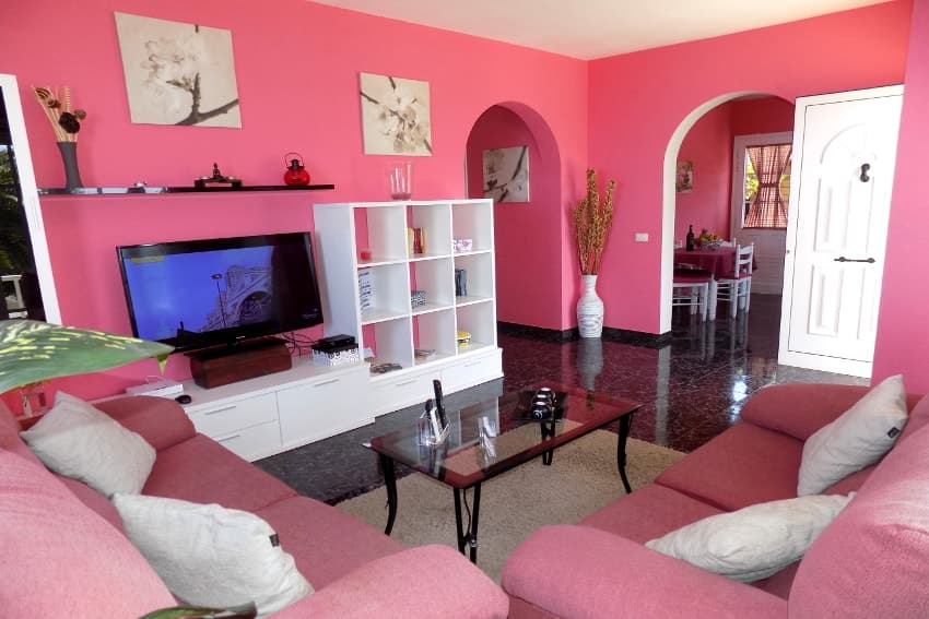 Living Room, Casa La Hoya, Holiday House Tijarafe, Canary Islands
