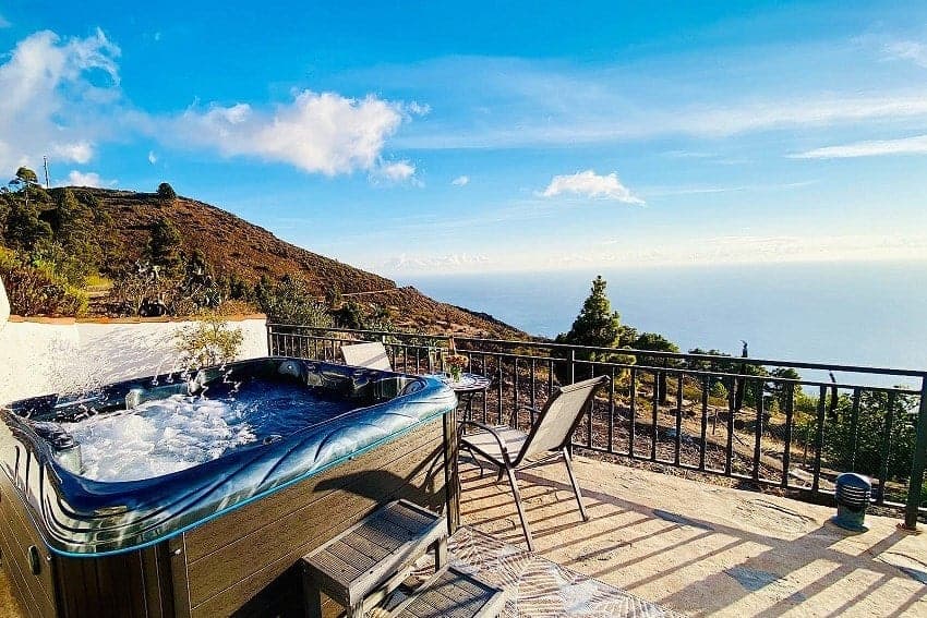 Whirlpool, Casa Candelario, Holiday Home with Private Pool Puntagorda