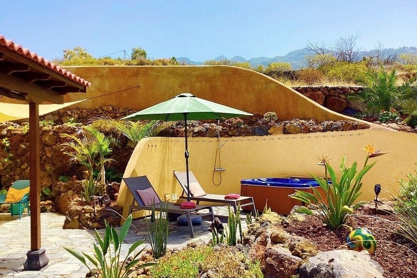 Whirlpool, Casa Estrella Fugaz, Tijarafe Ferienhaus
