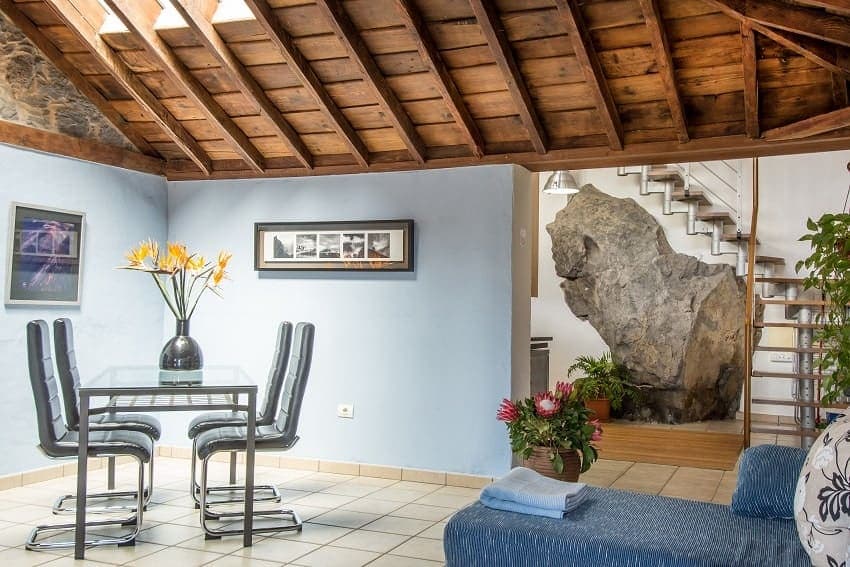Wohn- und Essbereich, Apartment Luna, Unterkunft Santa Cruz de La Palma