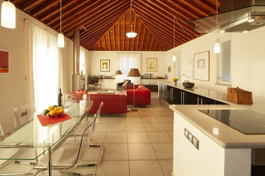 Living and Dining Area, Casa San Borondon, La Palma Holiday Home with Pool