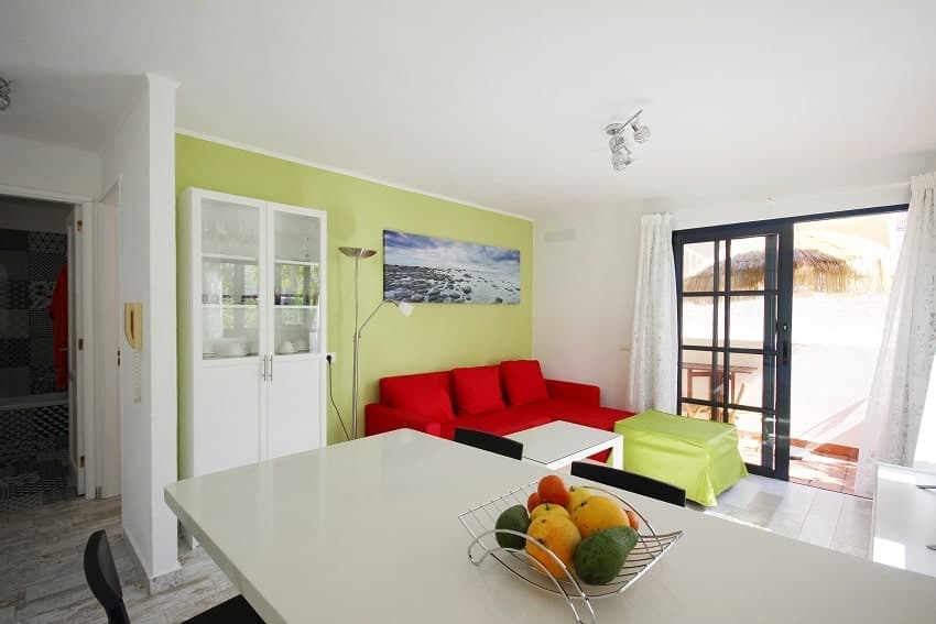 Living Area, Apartment Verode, Puerto Naos Holiday Flat