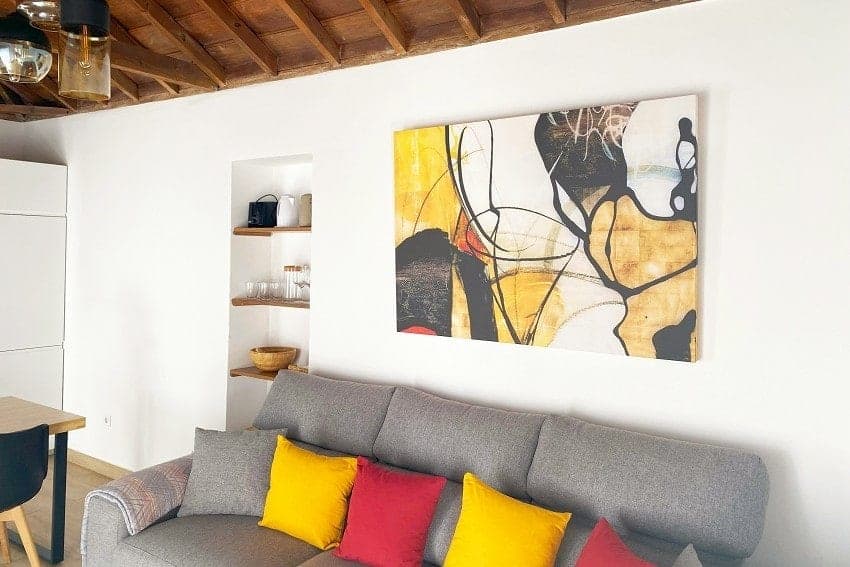 Wohnbereich, Casa El Guinche, Haus mieten La Palma Kanaren