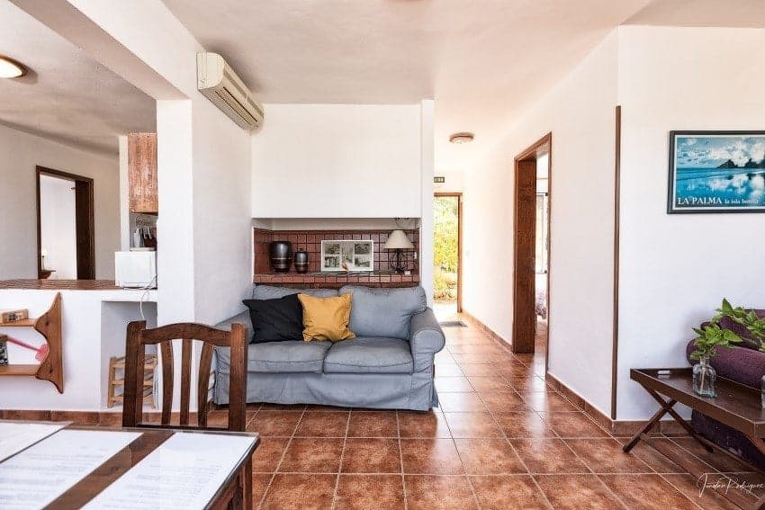 Wohnbereich, Casa El Salto, La Palma, Ferienhaus Aridanetal