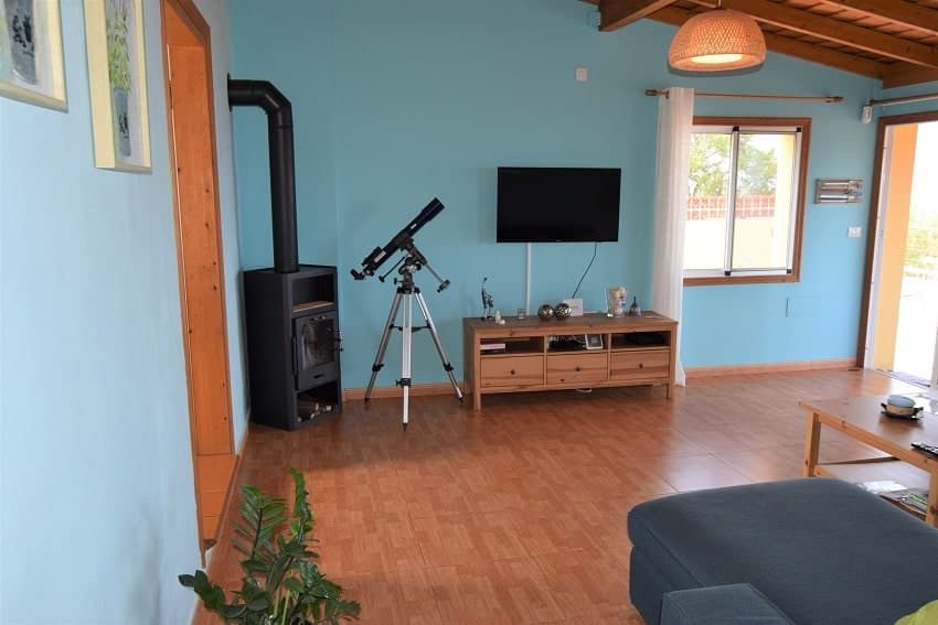 Wohnbereich, Casa Florita, Günstiges Ferienhaus La Palma mit Pool