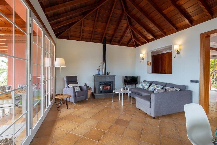 Living Area, Casa Ocanto, Holiday Home with Pool La Palma