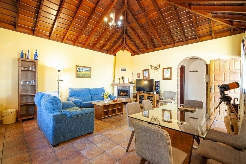 Salón, Casa Van de Walle, Alquiler Casa Rural La Palma