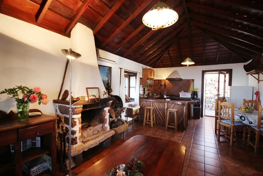 Wohnbereich, Finca Cuatro Pinos, Finca Urlaub La Palma
