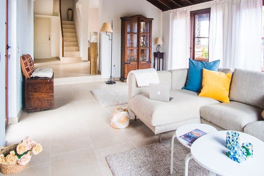 Living Area, Finca Teneguía, Holiday Villa Fuencaliente