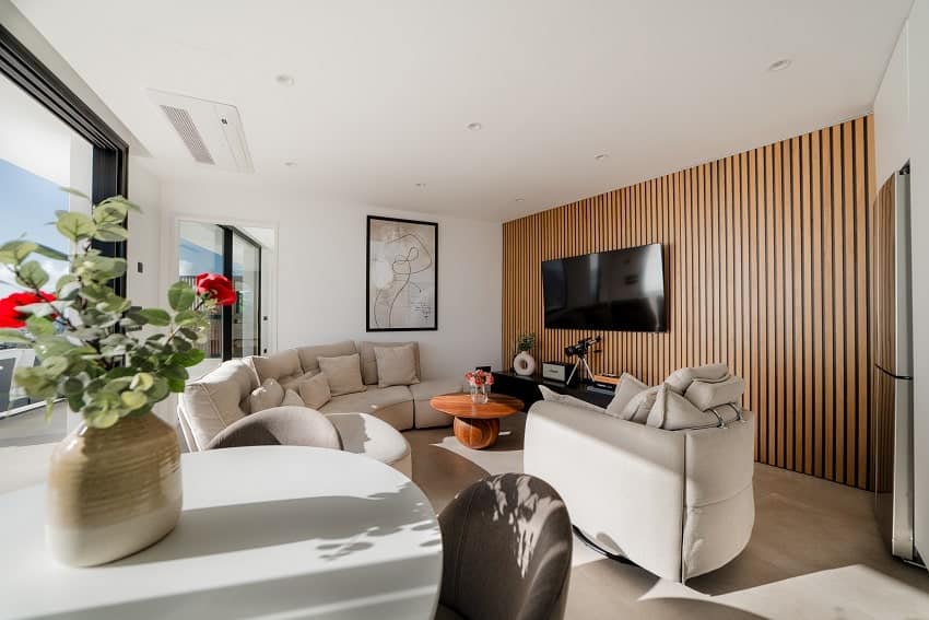 Living Area, V&C Luxury Village II, Apartment La Palma, Los Cancajos