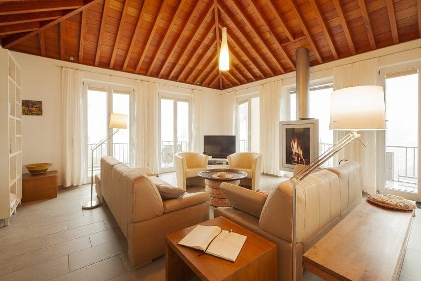 Living Area, Villa Alegranza, Villa with Heated Pool La Palma