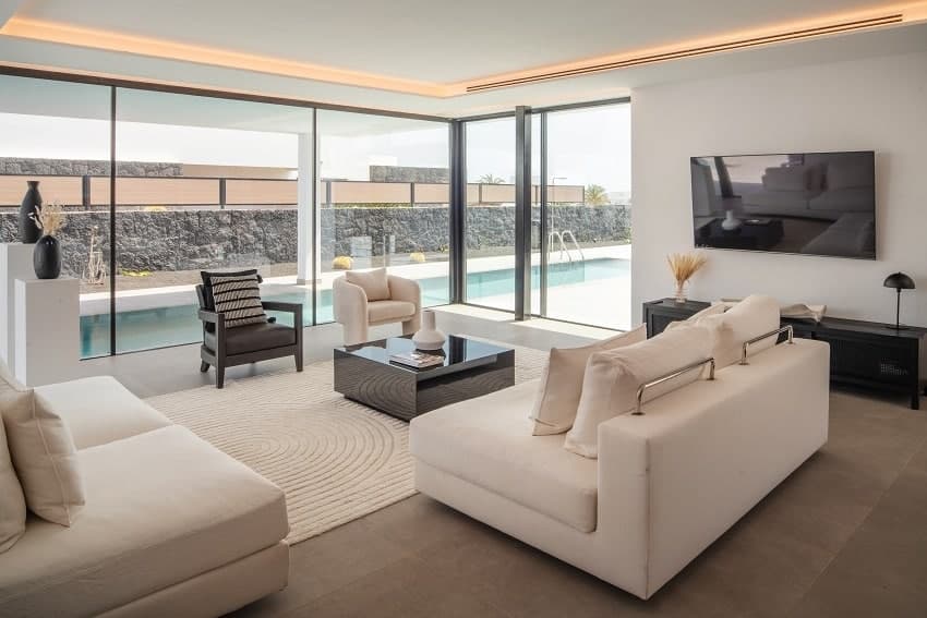 Wohnbereich, Villa Avasarala, Lanzarote Villa mit Pool