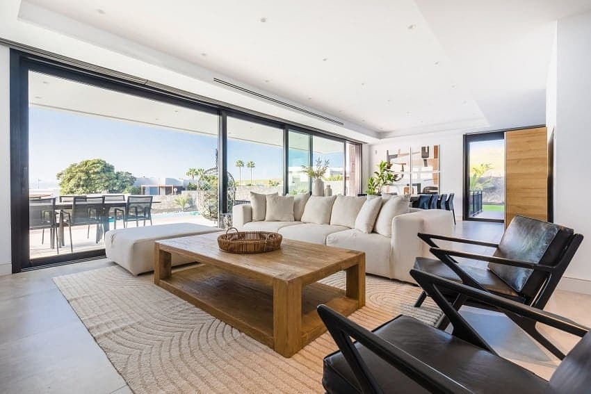 Wohnbereich, Villa Bamanija, Luxus Villa Lanzarote